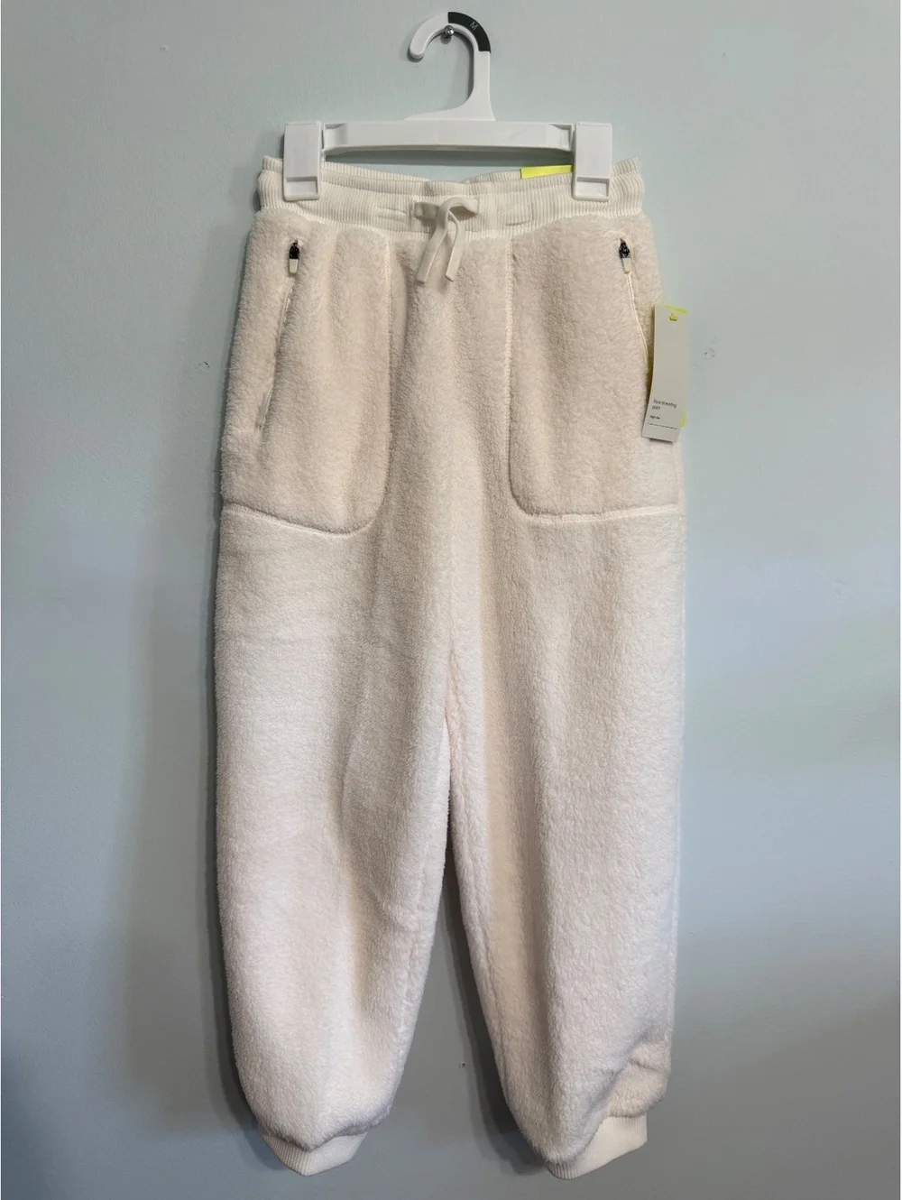 All in Motion Girls M(8) Faux-Shearling High-Rise Joggers